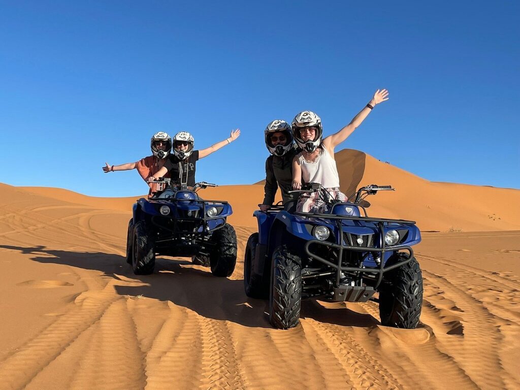 Adventure on the sand dunes of Morocco